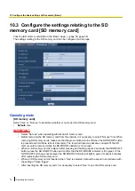 Предварительный просмотр 70 страницы Panasonic SD XC WV-SFN480 Operating Manual