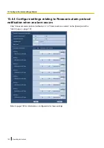 Предварительный просмотр 142 страницы Panasonic SD XC WV-SFN480 Operating Manual