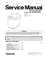 Panasonic SD-ZB2502BXC Service Manual preview