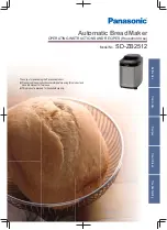 Panasonic SD-ZB2512KST Operating Instructions And Recipes preview