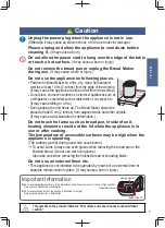 Preview for 5 page of Panasonic SD-ZB2512KST Operating Instructions And Recipes