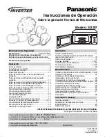 Preview for 1 page of Panasonic SD297 (Spanish) Instrucciones De Operación