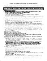 Preview for 3 page of Panasonic SD297 (Spanish) Instrucciones De Operación