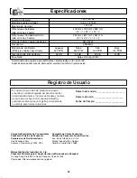 Preview for 32 page of Panasonic SD297 (Spanish) Instrucciones De Operación