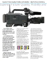 Preview for 2 page of Panasonic SDC615 - AJ Camcorder - 520 KP Brochure & Specs