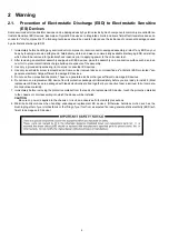 Предварительный просмотр 4 страницы Panasonic SDR-H100EB Service Manual