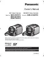 Preview for 1 page of Panasonic SDR-H100K Owner'S Manual