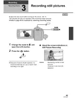 Preview for 45 page of Panasonic SDR-H100P Owner'S Manual