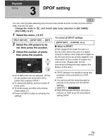 Preview for 73 page of Panasonic SDR-H100P Owner'S Manual