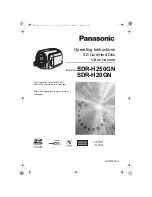 Panasonic SDR-H20 Operating Instructions Manual preview