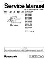 Preview for 1 page of Panasonic SDR-H20E Service Manual