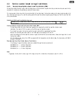 Preview for 5 page of Panasonic SDR-H20E Service Manual