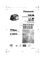 Panasonic SDR-H20GC Operating Instructions Manual предпросмотр