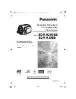 Panasonic SDR-H250EB Operating Instructions Manual preview