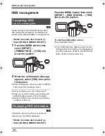 Предварительный просмотр 66 страницы Panasonic SDR-H280 Operating Instructions Manual