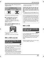 Предварительный просмотр 69 страницы Panasonic SDR-H280 Operating Instructions Manual