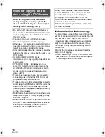 Preview for 78 page of Panasonic SDR-H40P/PC Operating Instructions Manual