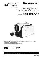 Panasonic SDR-H60P/PC Operating Instructions Manual предпросмотр