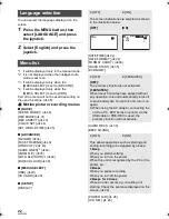 Предварительный просмотр 22 страницы Panasonic SDR-H80 Operating Instructions Manual