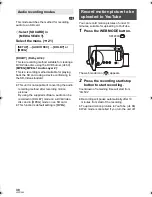 Предварительный просмотр 30 страницы Panasonic SDR-H80 Operating Instructions Manual