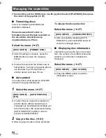 Предварительный просмотр 84 страницы Panasonic SDR-H85A Operating Instructions Manual