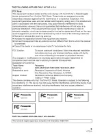 Preview for 3 page of Panasonic SDR-H85P Operating Instructions Manual