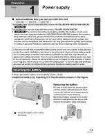 Preview for 19 page of Panasonic SDR-H85P Operating Instructions Manual