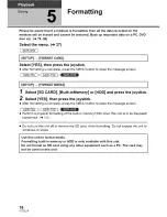 Preview for 76 page of Panasonic SDR-H85P Operating Instructions Manual