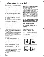 Preview for 2 page of Panasonic SDR-H86 Operating Instructions Manual