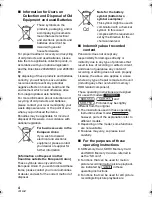 Preview for 4 page of Panasonic SDR-H86 Operating Instructions Manual