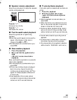 Preview for 63 page of Panasonic SDR-H86 Operating Instructions Manual