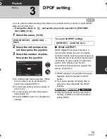 Preview for 73 page of Panasonic SDR-H86 Operating Instructions Manual