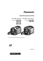 Предварительный просмотр 1 страницы Panasonic SDR-H95 Operating Instructions Manual