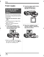 Preview for 24 page of Panasonic SDR S10 - Camcorder - 800 KP Operating Instructions Manual