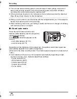 Preview for 44 page of Panasonic SDR S10 - Camcorder - 800 KP Operating Instructions Manual