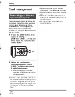 Preview for 74 page of Panasonic SDR S10 - Camcorder - 800 KP Operating Instructions Manual