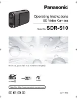 Panasonic SDR-S10 Operating Instructions Manual предпросмотр