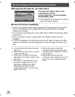 Предварительный просмотр 62 страницы Panasonic SDR-S100 Operating Instructions Manual