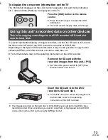 Предварительный просмотр 73 страницы Panasonic SDR-S100 Operating Instructions Manual