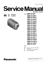 Preview for 1 page of Panasonic SDR-S15EB Service Manual