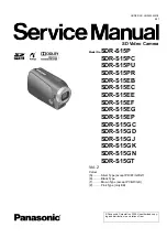 Preview for 1 page of Panasonic SDR-S15PU Service Manual