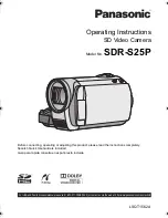 Panasonic SDR-S25 Operating Instructions Manual предпросмотр