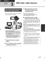 Предварительный просмотр 73 страницы Panasonic SDR-S25 Operating Instructions Manual