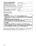 Preview for 2 page of Panasonic SDR-S26P Operating Instructions Manual