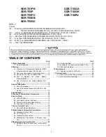 Preview for 2 page of Panasonic SDR-S50P Service Manual