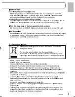 Предварительный просмотр 7 страницы Panasonic SDR-S7 Operating Instructions Manual