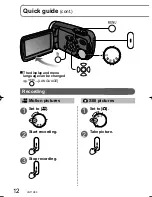 Предварительный просмотр 12 страницы Panasonic SDR-S7 Operating Instructions Manual