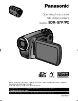 Preview for 1 page of Panasonic SDR-S7P/PC Operating Instructions Manual