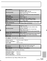 Preview for 101 page of Panasonic SDR-S7P/PC Operating Instructions Manual