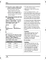 Preview for 36 page of Panasonic SDR-S9 Operating Instructions Manual